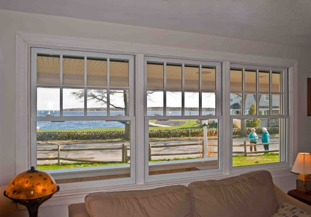 closed Interior FoldUp Window overlooking harbor