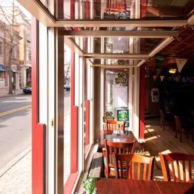 Interior restaurant open Foldup Windows